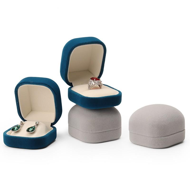 Pendant Display Box Soft Velvet Velvet Jewelry Box Earring Box Exquisite For Daily Storage Travel High-End Gift Packaging