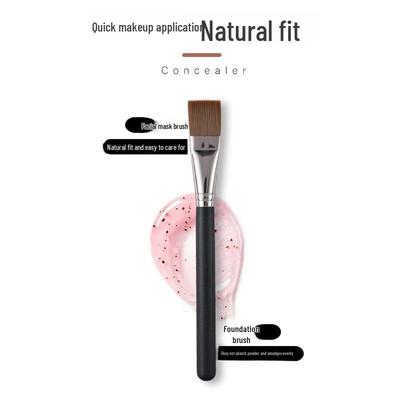 191 Flacher Foundation- & Gesichtsmaskenpinsel - Spurloser Make-up-Pinsel