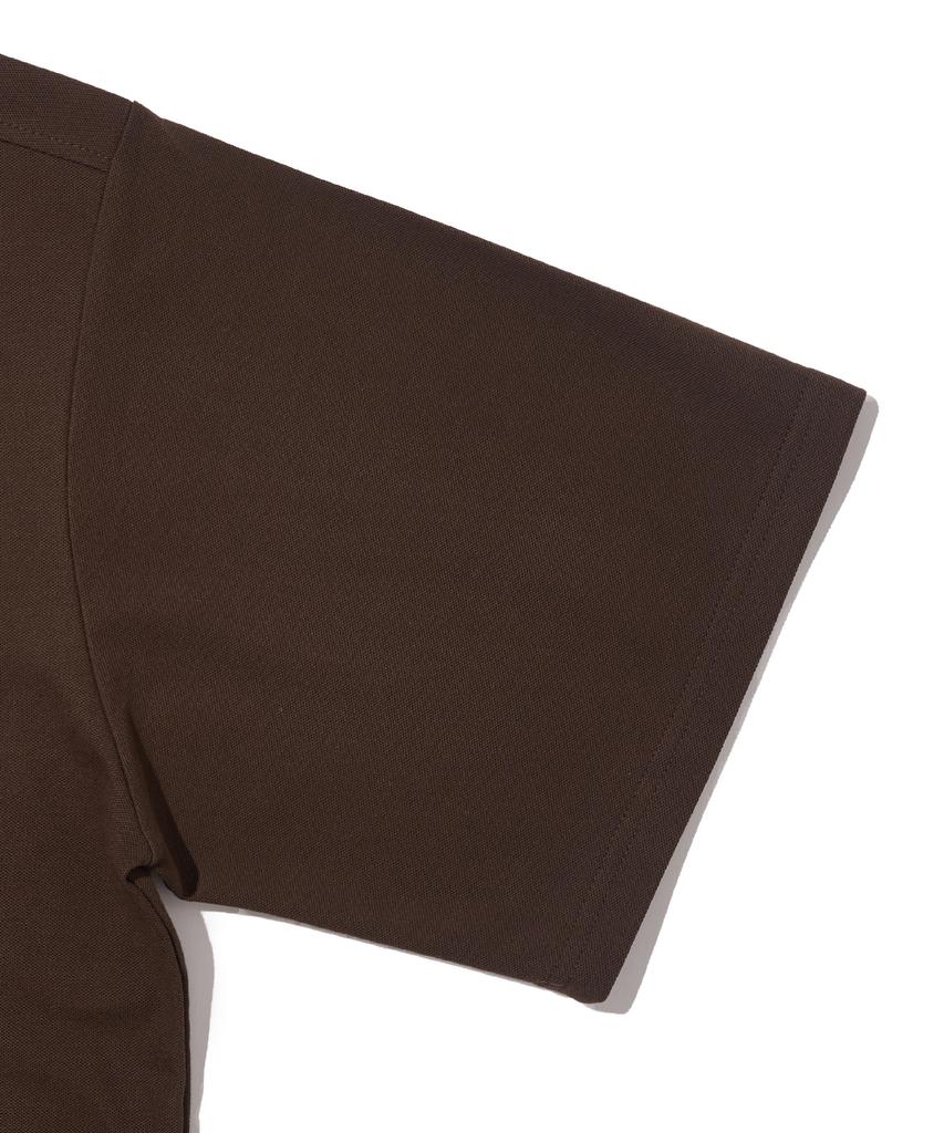 CARGOBROS Sorona Basic Collared Short Sleeve T-Shirt (Brown)