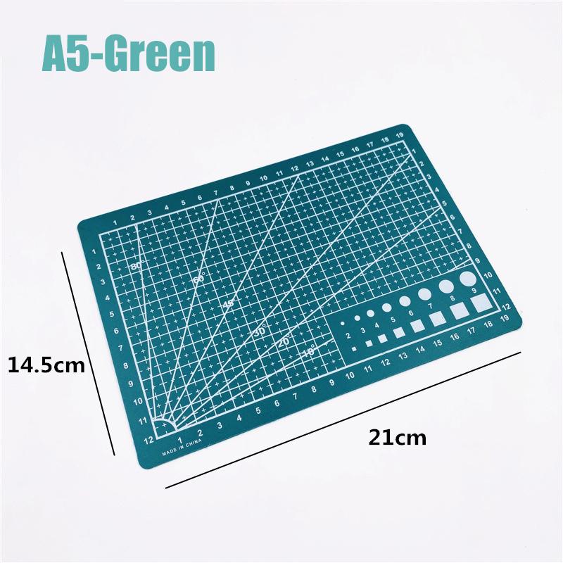 A3/A4/A5 DIY Grid Line Tool Pvc Rectangular Cutting Mat Plastic Patchwork Cut Pad Sewing Supplie