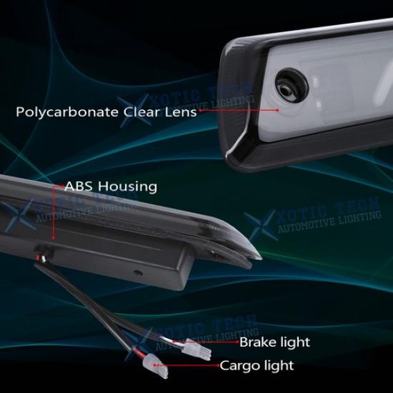 For 2009-2014 Ford F150 Truck LED Third Tail 3rd Brake Cargo Light Lamp Smoked A