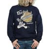 Looney Tunes Mens Wile E Coyote Rocket Board Sweatshirt
