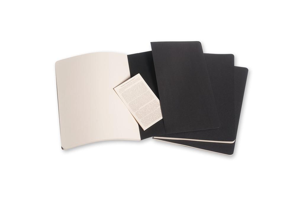 Moleskine Notebook Cahier Journal Plain QP323 XL Black