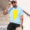 Yellow Lightning  New Model Unisexs Shortsleeve Crewneck TShirt Classic Casual Multiple Colors and Sizes for Daily Wear All