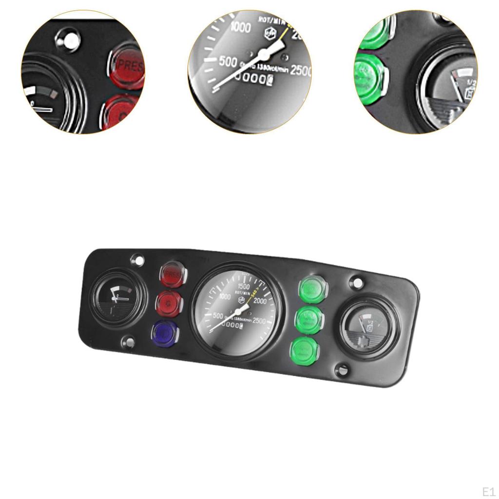 3-in-1-Kit Instrumententafel Auto Dreifachanzeige Drehzahlmesser 12V Auto-Messgerät für