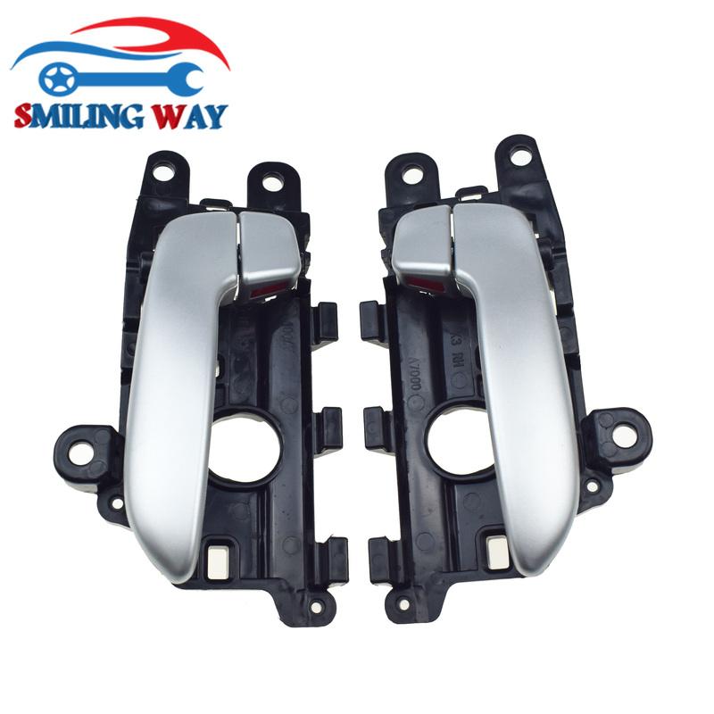 Silver Interior Door Handle Front or Rear Left or Right For Kia Forte Cerato 1.6L 2.0L 2014 2015 2016 2017 2018 & Forte Koup