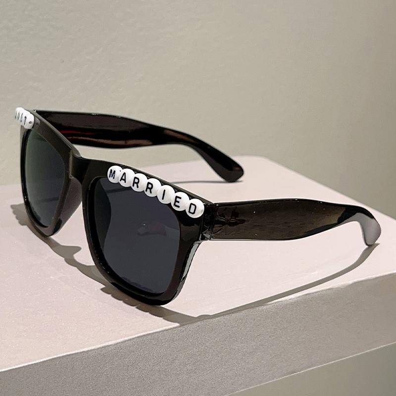 

Vintage Square Sunglasses Women Fashion Oversized Mirror Shades Trendy Outdoor Sun Glasses for Wedding Bachelorette Party