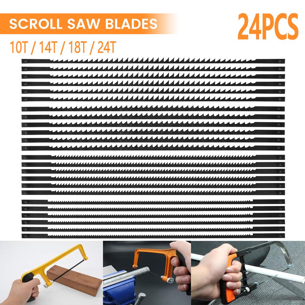 New 15/24PCS Saw Blades Multi Purpose Hand Tool Wood Plastic Foam Saw Kit18/21/24 Teeth Woodworking Model Hobby DIY Manufacture