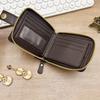 Vintage Men's Wallet PU Leather Short Purse Hasp Zipper Clutch Wallets High Quality Durable Convenient Gifts for Men Money Bag