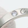Used CARTIER Ring Engraved EU#47 47 Pt950Platinum/diamond 4.4g Platinum 2PD