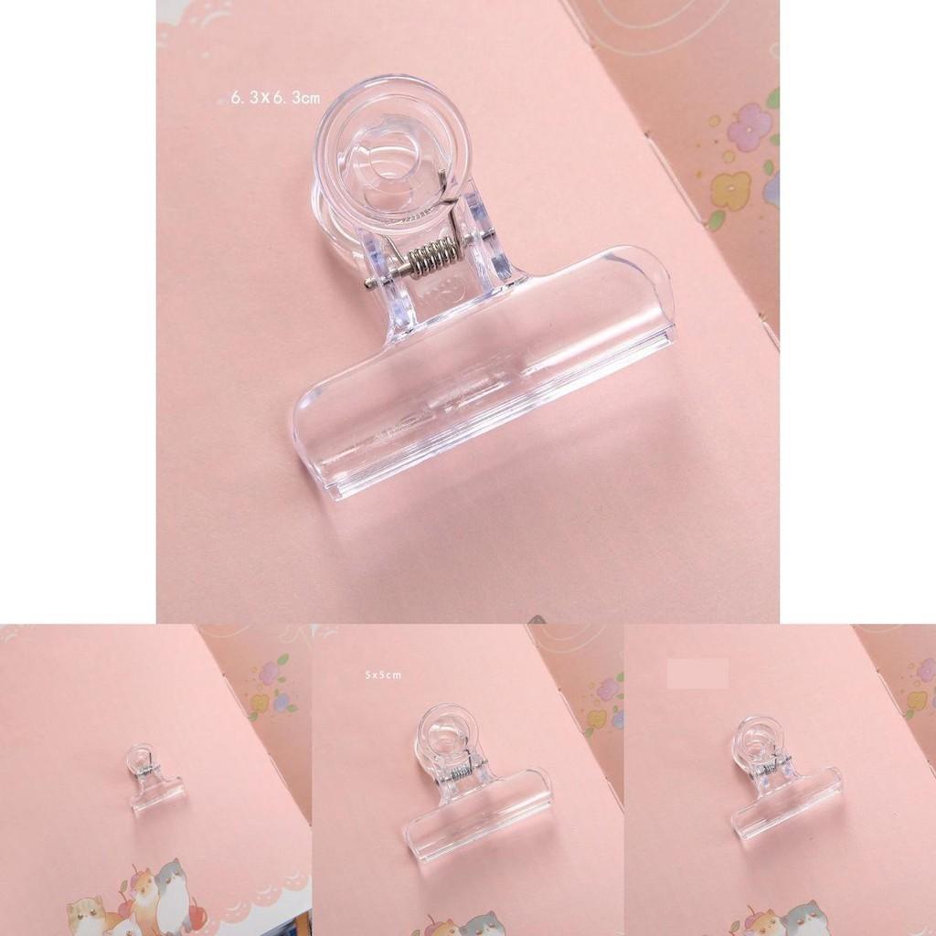 Multi-function Transparent Long Tail Clip Ideal For Binding And Sorting Files Efficiently