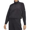 Nike Sweatshirts Women's Black Stand Collar Moderate Regular FB5231-010
