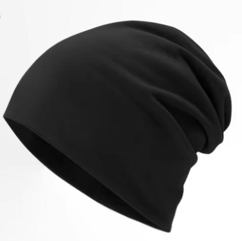 Pure Cotton Breathable Jacquard Maternal Windproof Moon Cap Women's Solid Color Sports Pullover Cold Beanie Outdoor