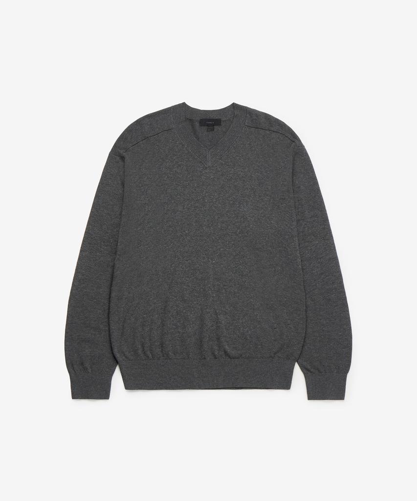 Dei Semi-Crop Cotton V-Neck Knit (3 Colors)
