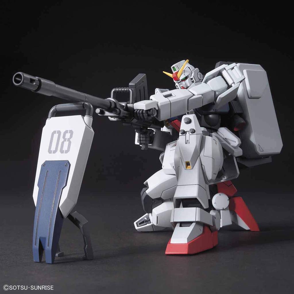 HGUC Mobile Suit Gundam 08th MS Platoon Ground Type Gundam scale plastic model 1/144 color-coded