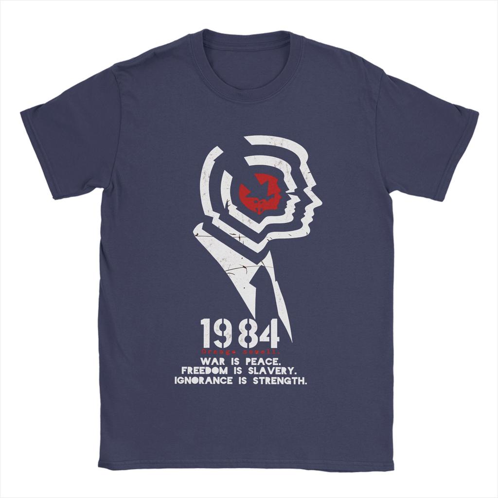 Unisexs TShirts 1984 Big Brother Unique Pure Cotton Tee Shirt Short Sleeve T Shirts Crewneck Clothing Graphic Printed