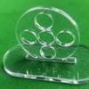 Billiard Rod Trainer Billiard Stroke Exerciser Transparent 1/5 Holes Pool Cue Stroke Training Device Billiards Accessories