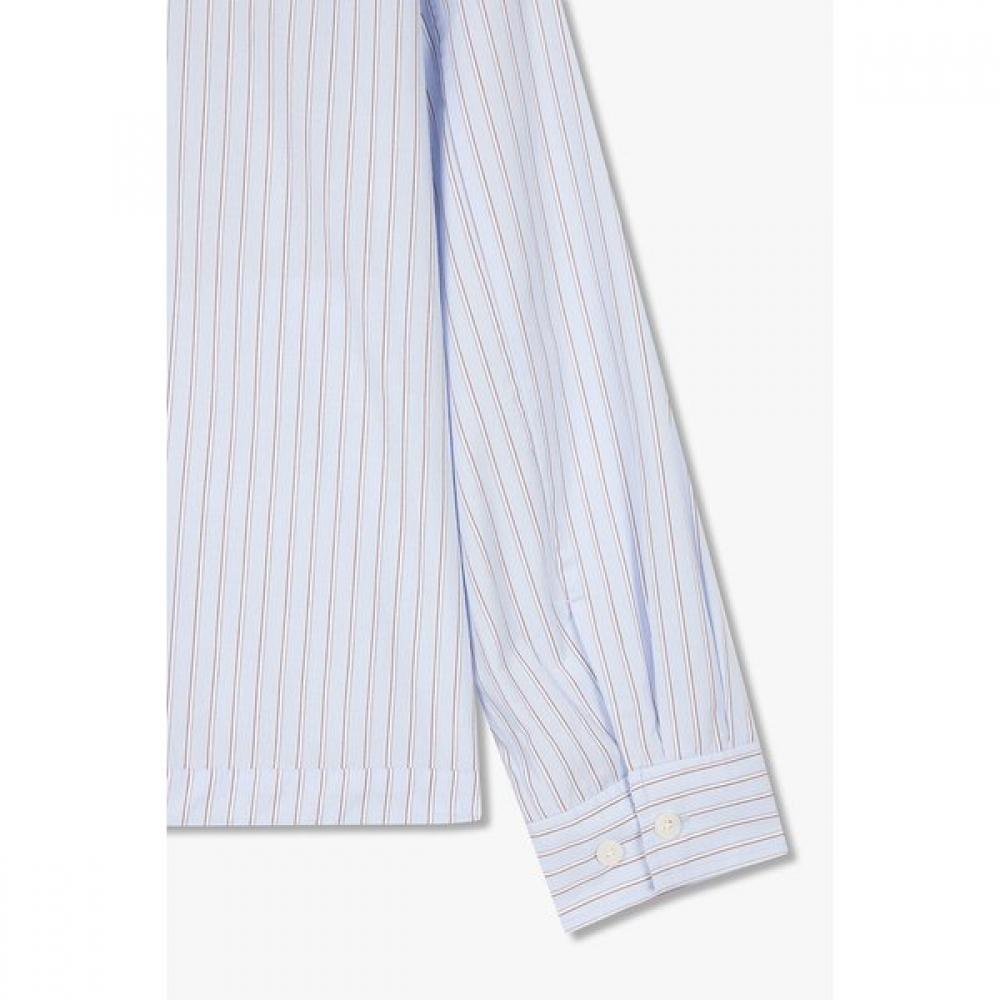Studio Tomboy Stripe String Detail Shacket 9176221981ar 
