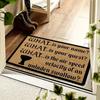 Monty Python Holy Grail Quote Welcome Doormat 2D Flat Print Non-Slip Floor Mat for Front Door Entryway Bedroom Bathroom Decor