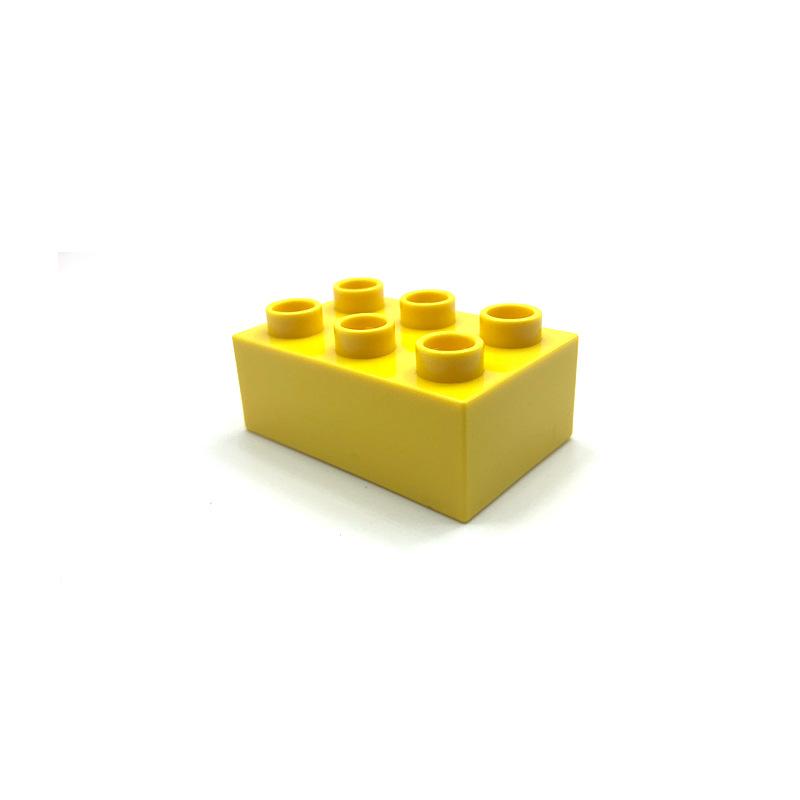 Mattoncino Base 2x3 10 pezzi Fai da Te Classico Educazione Blocchi da Costruzione Compatibili Con Duplo Mattoncini Grandi Giocattoli Per Bambini