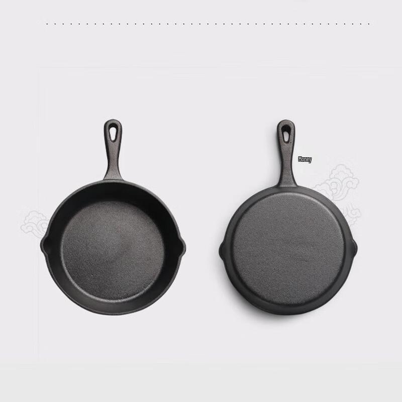 ZISIZ Cast Iron Frying Pan Set