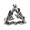 Artemis Classic Lucifer Triangle Earrings (ac-ace0148) - Silver Accessories for Men and Women, Brand Jewelry, Silver, Size 25