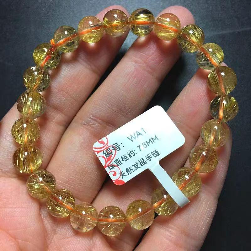 

Кришталевий браслет 8мм, 12мм для зап ястя, що приносить удачу, щастя та здоров я. Підходить як для чоловіків, так і для жінок. Обмежене видання 8mm жовтий