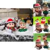 Adorable Crayon Shinchan Christmas Snowman Character Figurine For Desktop Decoration