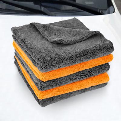 Toallas de microfibra extra para lavado de autos, toalla de limpieza multiusos de microfibra de felpa sin bordes, para limpieza de detalles de autos
