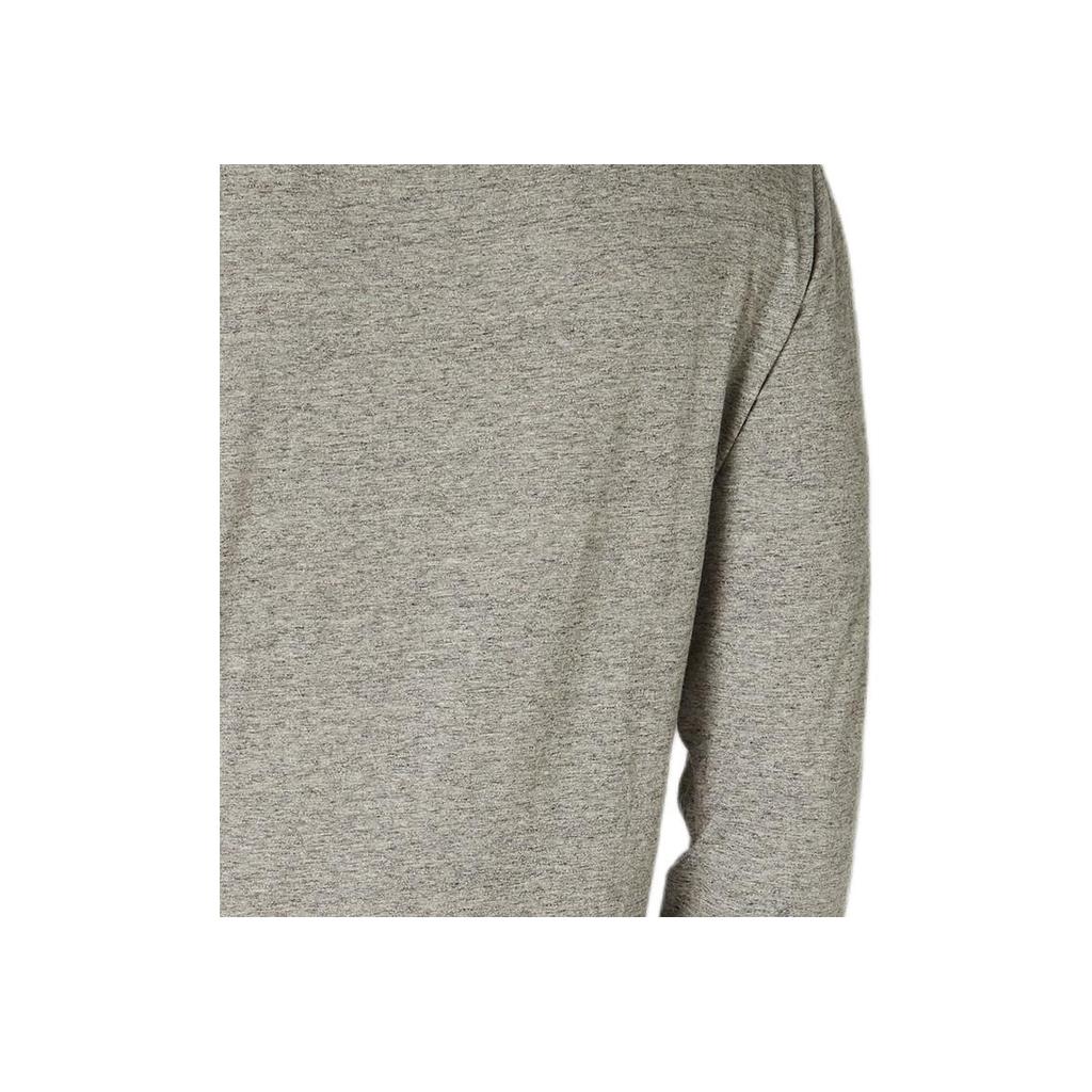 Polo Ralph Lauren Ss24 Einfarbig Rundhals Logo Bestickt Langarm T-Shirt Herren Oberteile Grau 710587355-017