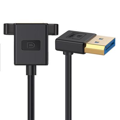 Xiwai DisplayPort DP Male To Female Extension Supports 8K 4K Graphics and Monitors Up-Angled 1.4 Ultra-Slim Cable, 30cm, 60Hz, 144Hz, Cards, Desktops,