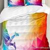 Flame Basketball Ball Box Printed Comfort Duvet Cover Pillow Case Home Textile Quilt Cover Boy Kid Teen Girl 3pcs Bedding Set