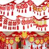 Chinese Style Chinese Marriages Hanging Banner DIY Wall Ornament  New Year Party Decorations
