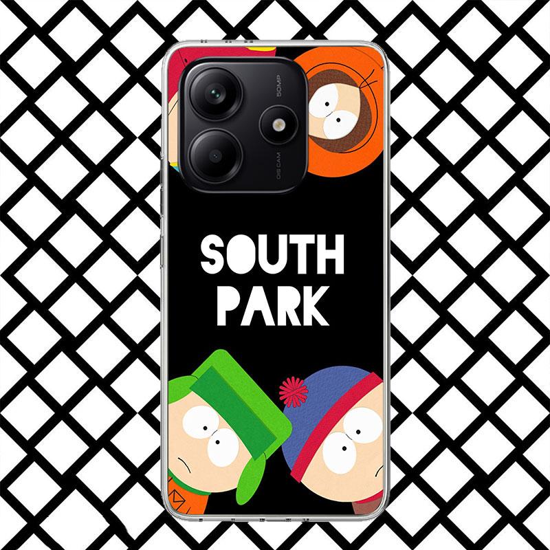 

Мультяшный чехол для телефона S-South P-Parkes для Xiaomi Redmi Note 15 14 14S 13 12 12S 11 Pro Plus 11E 11T 11S 10S 5G Мягкий чехол Fundas R Note 13 Pro Plus