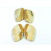Natural Picture Jasper Matched Pair 02Pcs Fancy Shape Loose Gemstone 21-24MM SK-1512