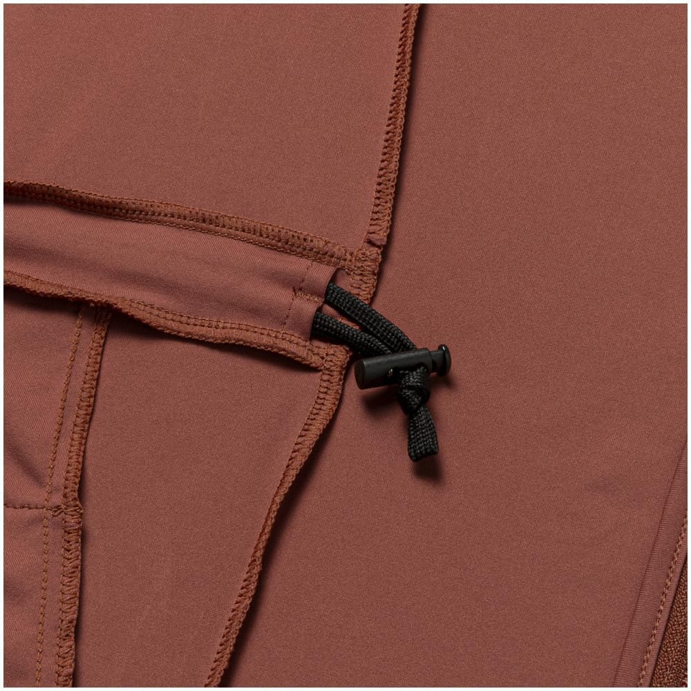 Mizuno Stretch Smooth Training Hoodie with UV Marsala Wine Women's Protection, 32MCB870,