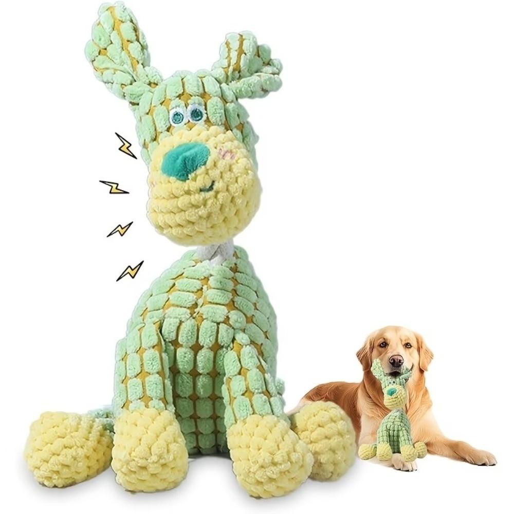 Clean Teeth Plush Sound Toy Bite Resistant Pet Toys Creative Chew Training Toy For Pets