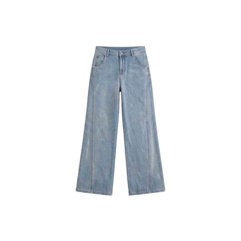 Deesha Girls' & Teens' Washed Denim Wide-Leg Pants