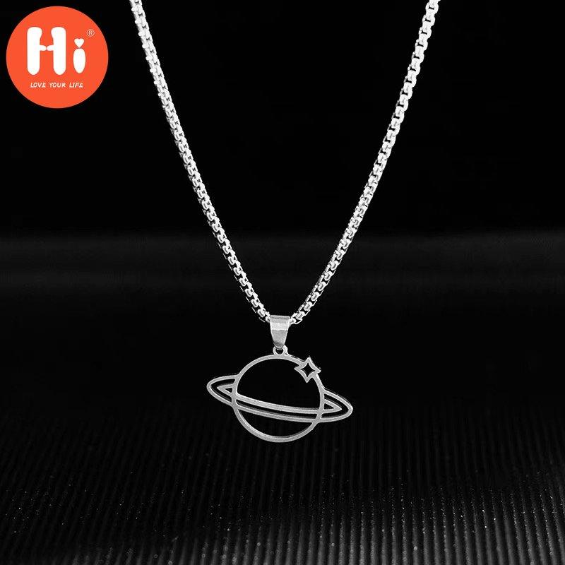 

Ожерелье Hi Ring Ins Hip-hop Dance Мужское и женское ожерелье с подвеской