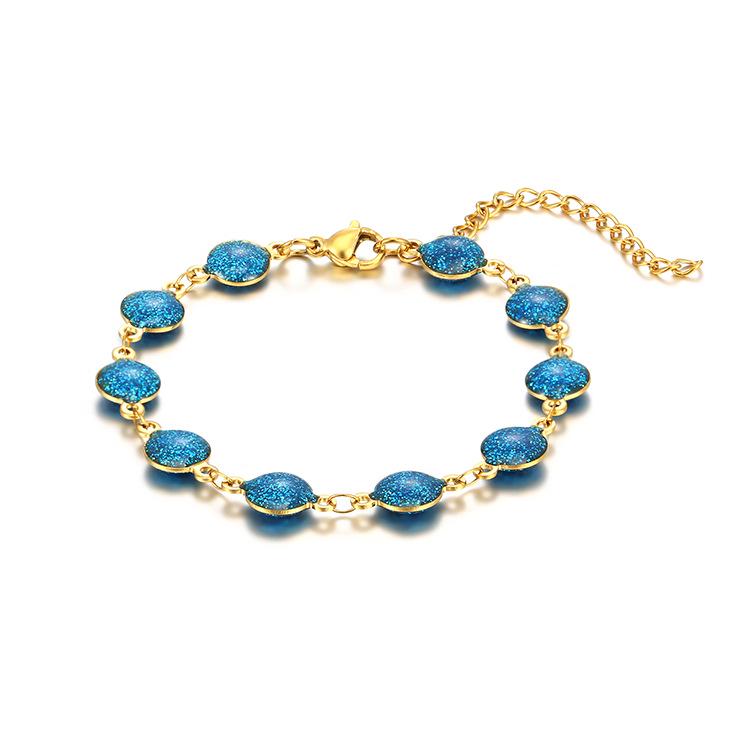 Vielseitiges 18k vergoldetes Edelstahlarmband: Trendige europäische & amerikanische Mode