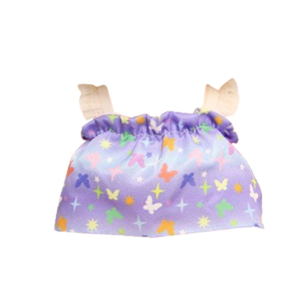 Lolita 20CM Doll Sling Dress Pajama Cotton Doll Dress Lolita Dress Up Clothing Skirt  Children Gift