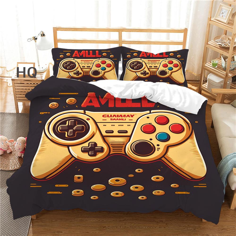 Bed Clothes 3D Game Console Printing Teens Single Size Bedding Set Fashion Luxury Boy Home Bedclothes