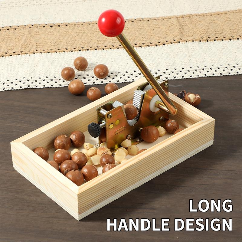 Macadamia Nut Opener Fresh Macadamia Walnut Cracking Tool Hawaiian Sheller Nut Fruit Opener Device