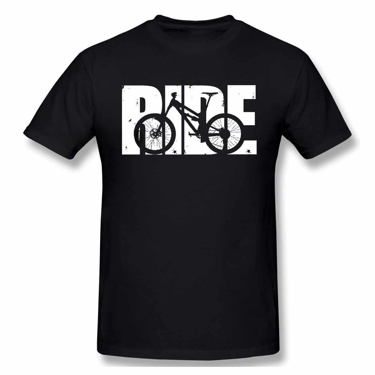Новая поездка Футболки для MTB Винтажная футболка Модный бренд Харадзюку Дешевые футболки Подарок Топ Футболка из чистого хлопка Мужская S