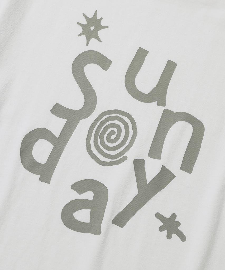 KIIMUIR Sunday Vibe Short Sleeve T-Shirt_White