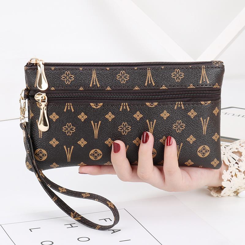 Clutch Bag New Women's Wallet Fashion Versatile Casual Mobile Phone Bag Women's Change Bag Simple Small Square Bag