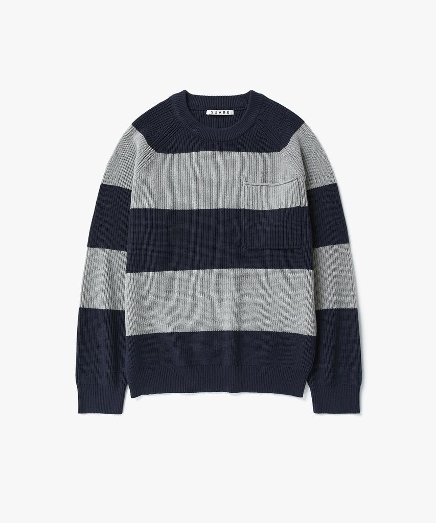 SUARE Striped Washable Cotton Round Knit - 4 Colors