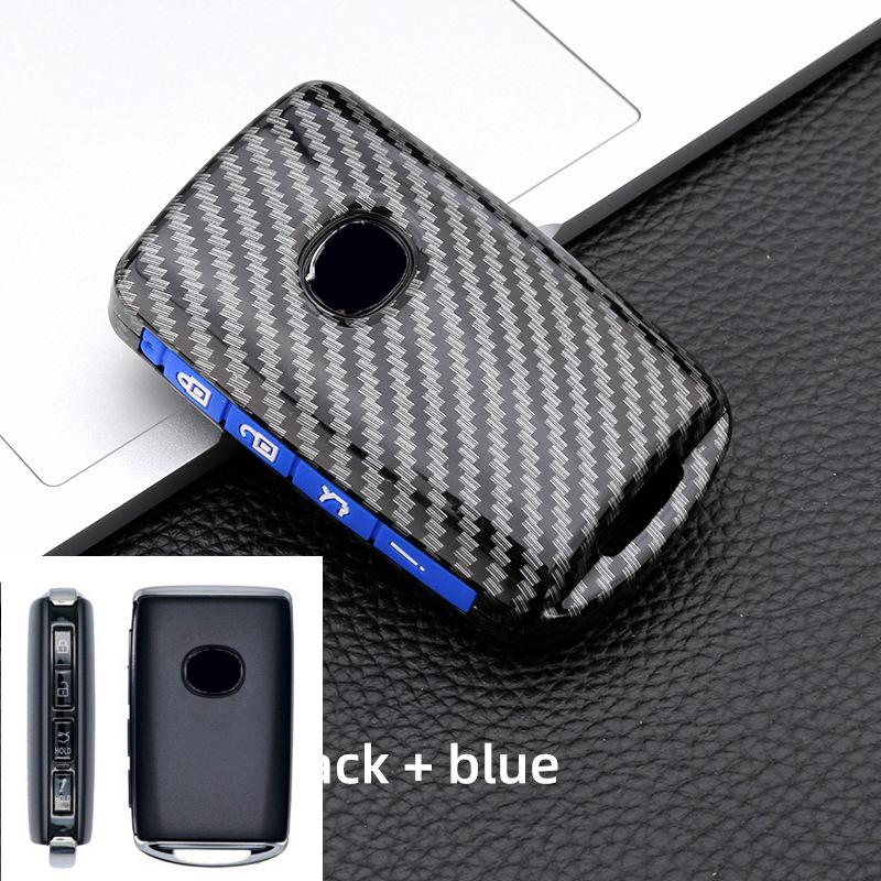 Carbon Fiber+Silicone Car Key Cover Case For Mazda 3 Alexa CX-30 CX30 CX5 CX 5 CX-5 CX8 CX9 CX4 2019 2020 Keychain  Accessories