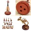 Retro Clockworks Mechanism Wind Up Musical Box Desk Ornament Violin Music Box Top Sale