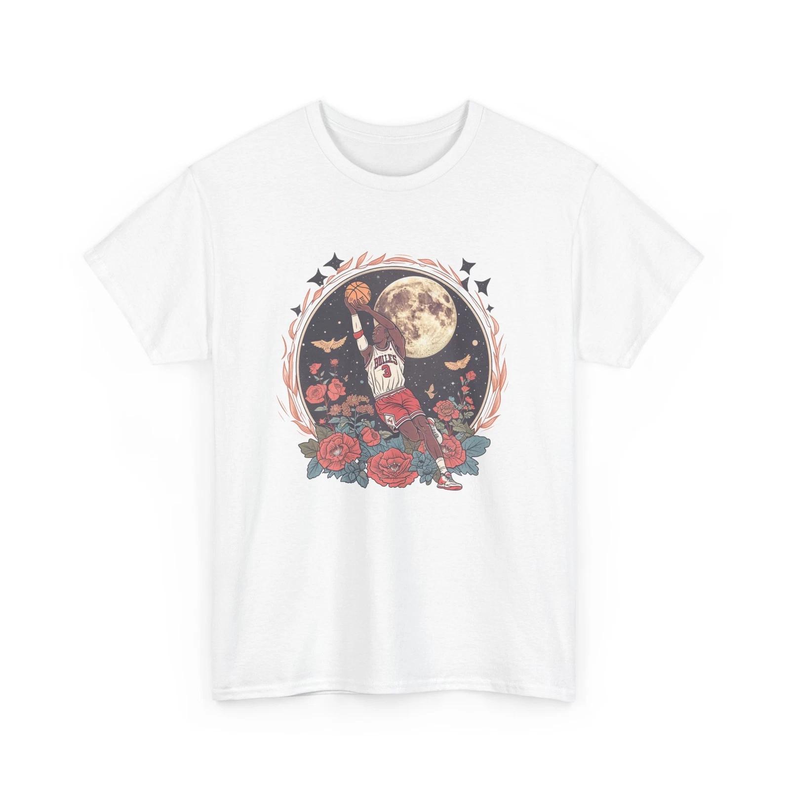Cool Basketball T-Shirt | Hoops Inspired Graphic | Sports Casual S